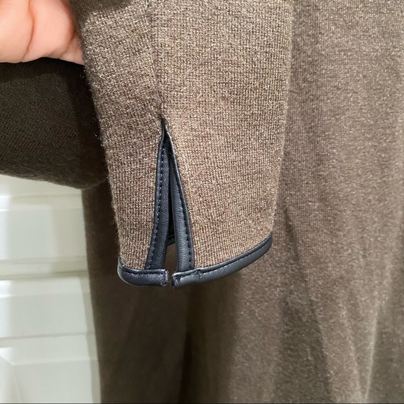 Zara Olive Green Open Front Cardigan Size Medium - Picture 7 of 7